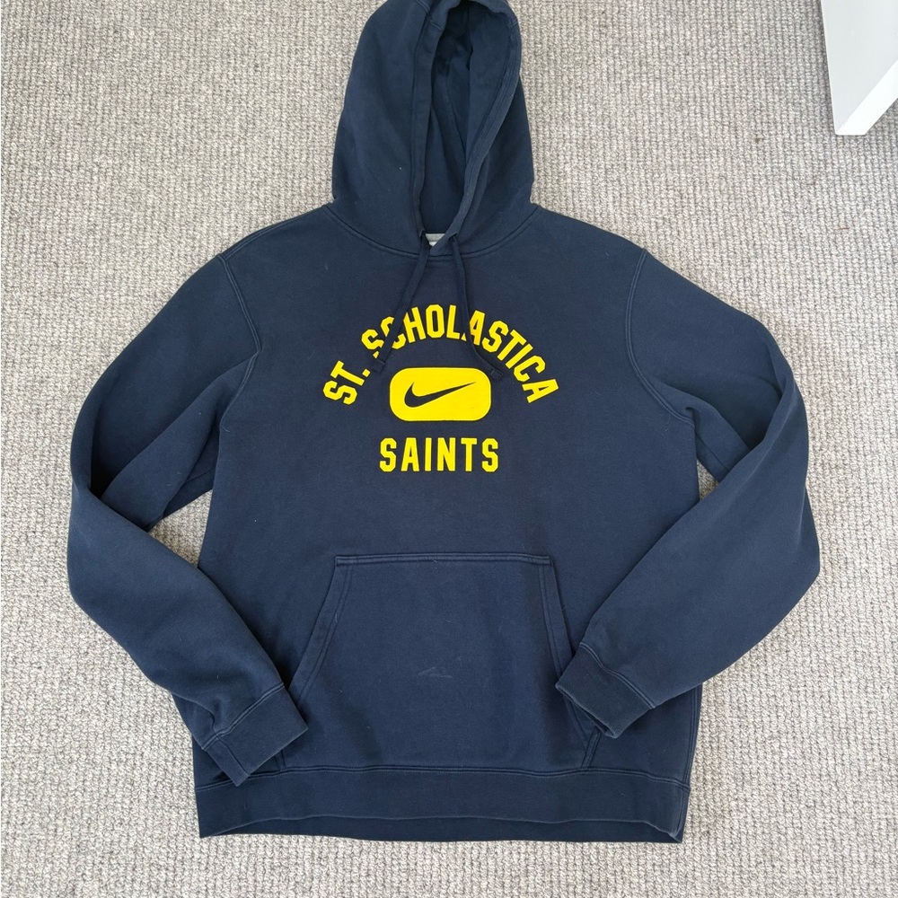 Nike St. Scholastica Saints Navy Hoodie SIZE MEDIUM